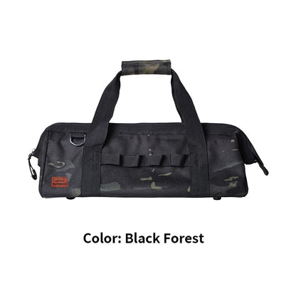 Camping Tool Storage Bag, Large-Capacity Tool Kit, Can Be Hung With a Climbing Buckle, High Toe Nail, Five Colors to Choose From