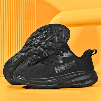 Men's Sports Shoes Thick Sole Running Shoes Breathable High Quality Soft Sole Outdoor Sports Leisure Mesh Women's Running Shoes