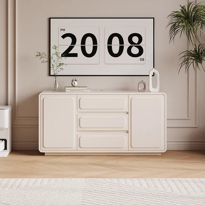 Trendy Floor Standing Living Room Decoration Cabinets Simple Modern Accent Cabinet Storage House Container Vitrina Furniture