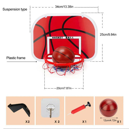 Basketball Goals with Ball and Pump Basketball System Adjustable Basketball Hoop Set Indoor Outdoor Play for Kids