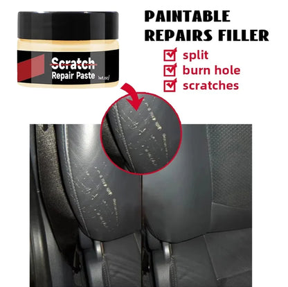 Multi-Effect Auto Interior Maintenance Agent, Plastic Leather Repair Wax, Anti-Aging & Surface Smoothing for Tires