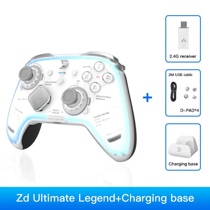 ZD Ultimate Legend Game Controller Elite Modular Sensory RGB Switch Phone Bluetooth Controller NS Tablet Steam Xbox Gifts