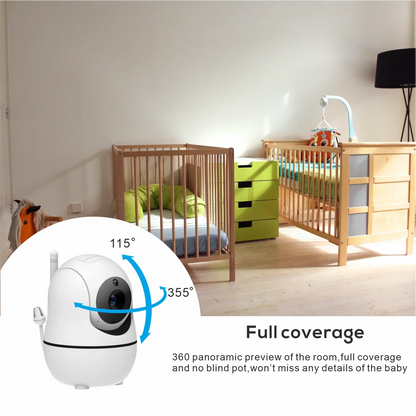 SM70 7" Video Baby Monitor, 1080P HD Display, IPS , 24Hour Battery Life, 1000ft Range, Split mode,1080p big screen with 4x zoom