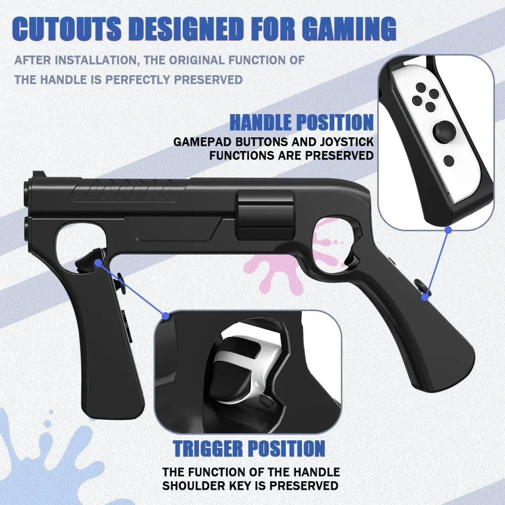 Switch OLED Game Stock Handle Bracket and Somatosensory Gun for NS Shooting Games Premium Quality