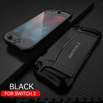Upgraded protective case for 2025 Switch 2 ergonomic and comfortable TPU grip shell for NS Switch 2 protective case accessories