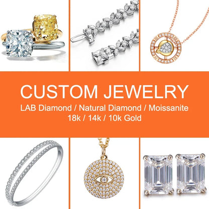 Mishang Jewelry With GIA IGI Certificate Round Lab Grown Diamonds 0.3ct 0.5ct 0.8ct 1ct 1.5ct 2ct 3ct Created Diamond Wholesales