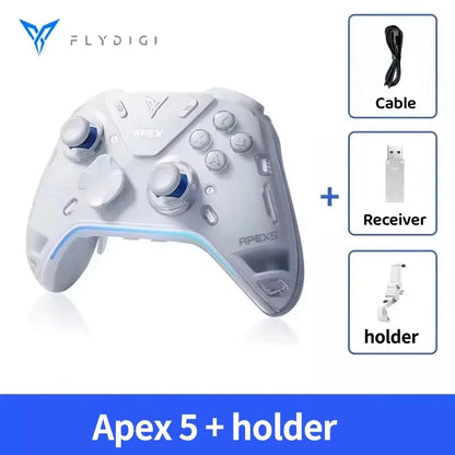 Flydigi Controller Gamepad Wireless Gamepad for PC /Switch/Phone/TV/Tablet Computer,Charging Dock with Cool RGB Screen