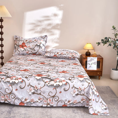 1 Piece of Printed Bed Sheet. Single Bed. Double Bed. Comfortable