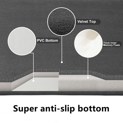 Super Absorbent Floor Mat, Super Absorbent Bath Mat, Super Anti-Slip Coral Velvet Bathroom Floor Mat, Door Mat