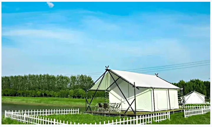 Outdoor Camping Beach Tent Waterproof and  Made of Oxford PVC Fabric for Summer