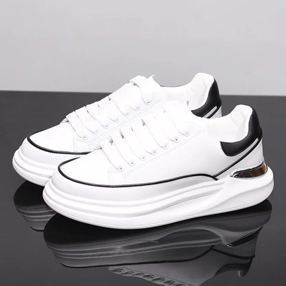 New Couple's Small White Shoes Men's Shoes Women Sports Shoes Men's Sneakers Increased Height Inside Casual Sports Shoes
