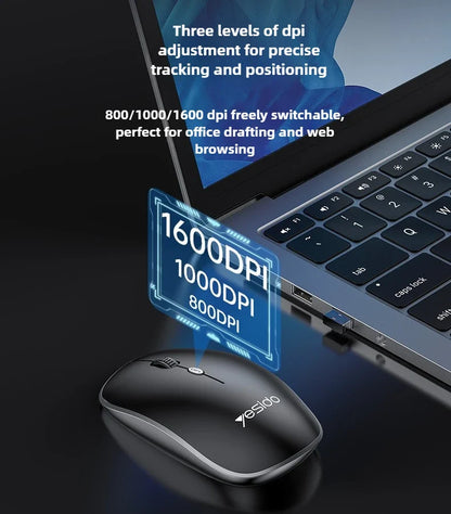 Wireless Keyboard and Mouse Set for Desktop Laptop Silent Business Keyboard Mouse Combo