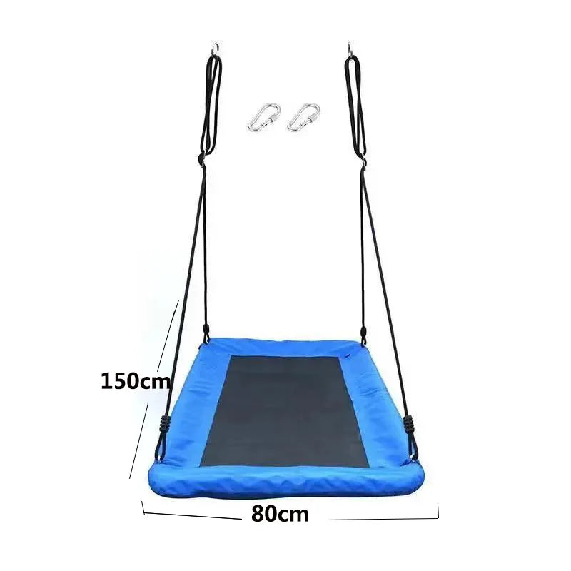 Outdoor Furnitures Garden Patio Balcony Camping Tourist Rectangular Canvas Swing Courtyard Leisure Comfy Large Hammock Swing