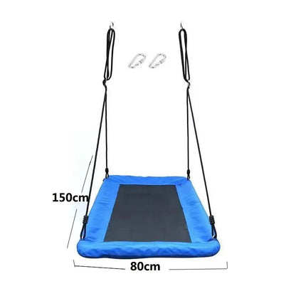 Outdoor Furnitures Garden Patio Balcony Camping Tourist Rectangular Canvas Swing Courtyard Leisure Comfy Large Hammock Swing