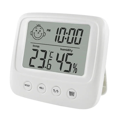 LCD Digital Thermometer Hygrometer Backlight Temperature Indoor Humidity Meter Sensor For Electronic Weather Station Room Baby