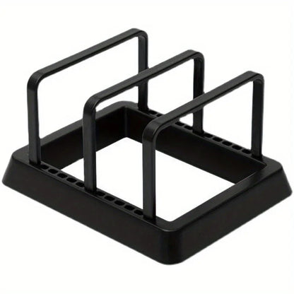 Kitchen Organizer Pot Pan Rack Dish Plate Holder Shelf Cooking Dish Tray Storage Stand Rack Kitchen Accessories