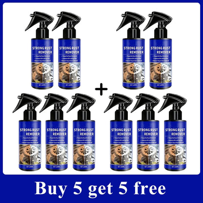 2026 Car All-Purpose Rust Remover Spray - 100ML, Fast-Acting Iron Oxidation Eliminator, Restores Shine, Safe on Various Surfaces