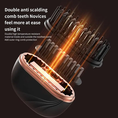 Capsule Hair Straightener & Styler Mini Cordless Hair Straightener Comb Portable Heat Hair Brush for Travel USB Rechargeable