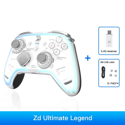 ZD Ultimate Legend Game Controller Elite Modular Sensory RGB Switch Phone Bluetooth Controller NS Tablet Steam Xbox Gifts