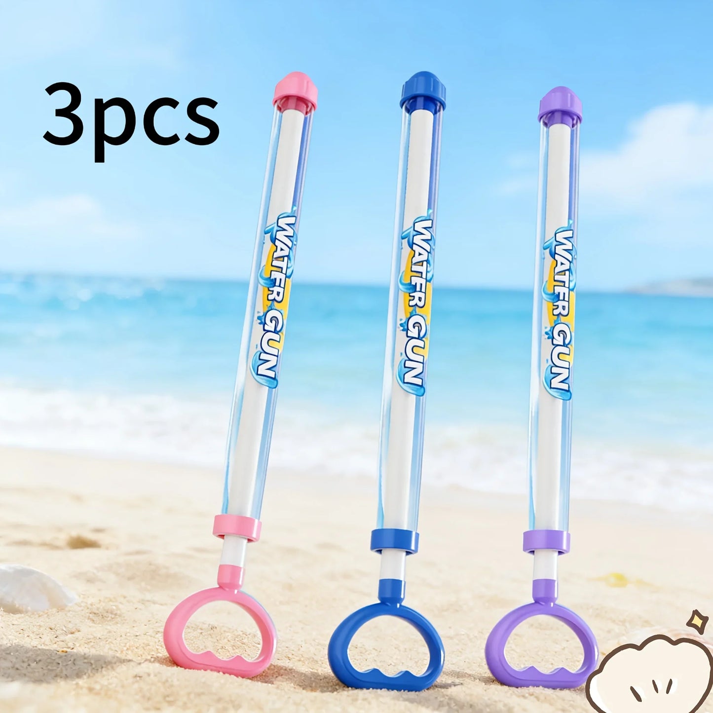 1/3/6pcs Spray Water Pull-Back Water Gun Outdoor Splash Games for Pool Lawn Activities Kids Summer Interactive Water Spray Toys