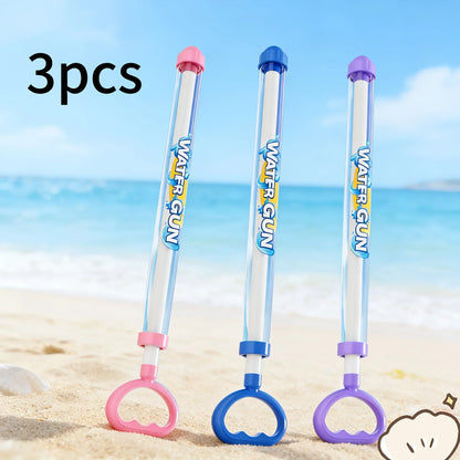 1/3/6pcs Spray Water Pull-Back Water Gun Outdoor Splash Games for Pool Lawn Activities Kids Summer Interactive Water Spray Toys