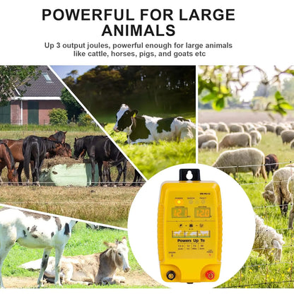 12km Electric Fence, Animal Fence, Animals, Poultry Farming, Shepherd, Waterproof Fence Tool