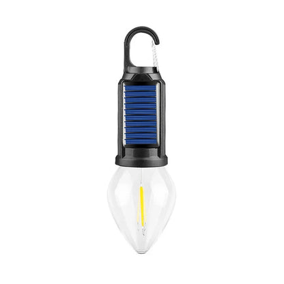 New Solar Powered Charging Camping Lamp Atmosphere Lamp Multifunctional Handheld Tungsten Filament Lamp Outdoor Retro Camping
