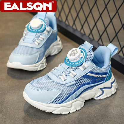 Children's Sports Shoes for Boys Fashion Mesh Breathable Casual Sports Shoes Summer Lightweight Student Running Sneakers