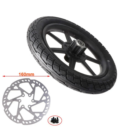 Electric Scooter 14 inch Front Wheel 14x2.125/54-254 Tire Inner Tube with Brake Disc For E-bike Folding Bicycles Tricycle Bike