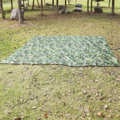 Outdoor Ultralight Tarp Camping Sunshade Shelter Camping Waterproof Canopy Hammock Camouflage Beach Mat