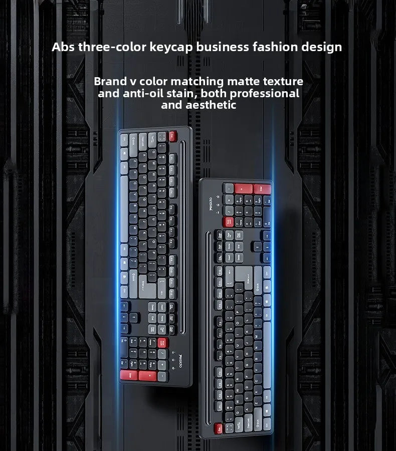 Wireless Keyboard and Mouse Set for Desktop Laptop Silent Business Keyboard Mouse Combo
