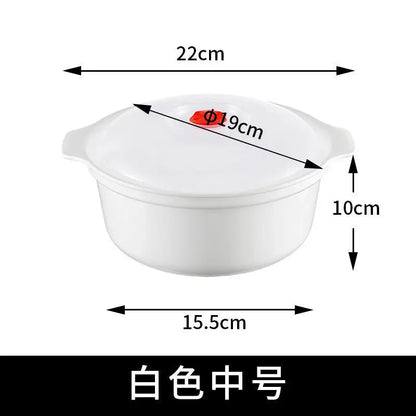 Microwave Oven Special Box Heated Soup Pot Rice Steamed Hot Steamed Buns with Lid Eco-friendly Food Grade Kitchen Tool