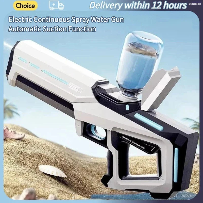 Electric Water Gun Automatic Storage Water Gun Large-capacity Continuous Spray Summer Outdoor Toy Water Gun Children's Gift
