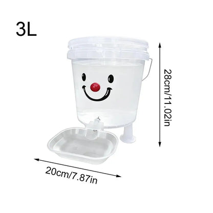 3/5L Dog Automatic Water Dispenser Auto Cat Dog Fountain Bowl Cartoon Puppy Fountain Dispenser For Home pet  Water Dispenser