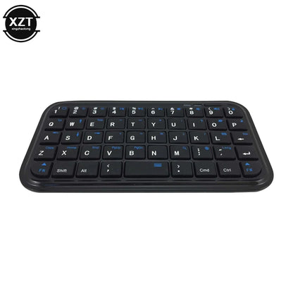 Mini Bluetooth 3.0 Keyboard Rechargeable Slim Travel Size Wireless Keypad Small Portable 49 Keys Keyboard for Tablets Smartphone
