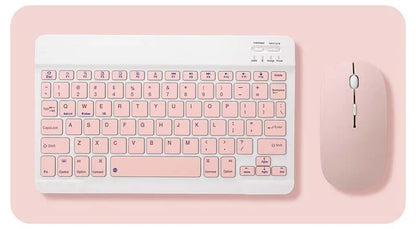 with Bluetooth Keyboard Mouse for Oukitel OT12 OT9 OT8 OT6 OT11 78Key 10inch Rechargeable Wireless Keyboard Mice Set Combo