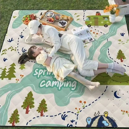 Camping Mat Outdoor Portable Ultra-light Waterproof Picnic Blanket Nature Hike Car Travel Tent Mat Beach Equipment Supplies