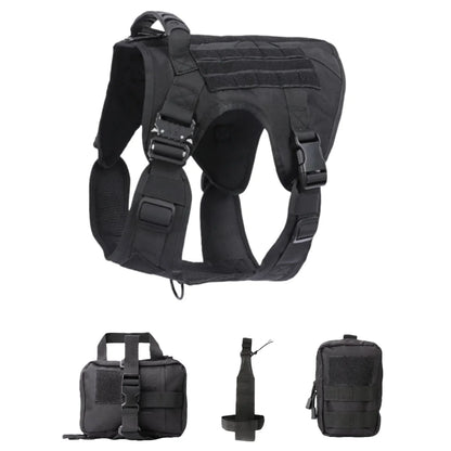 Tactical Military Vest Pet German Shepherd Golden Retriever Tactical Training Dog Harness and Leash Set For All Breeds Dogs