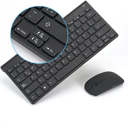 New Spanish Keyboard Wireless Mouse For Game PC Player TV Spanish Keyboard and Mouse Set 78Keys Gaming Keyboard Dropshipping