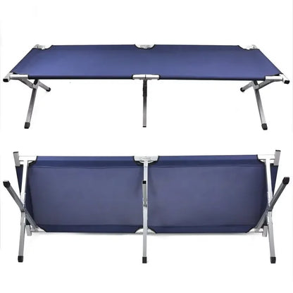 for Single Person Folding Camping Cot Bed Durable Metal Reclining Portable Foldable Camp Beds Factory Wholesale for Sale