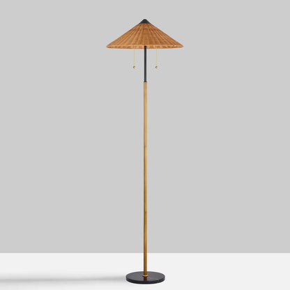 68 inch Floor Lamp Minimalist Rattan lampshade traditional style Lamp Hotel Guest Room Living Room Study Bedroom Bedside Decorative Lighting Lamps Indoor Lighting Shiping from USA
