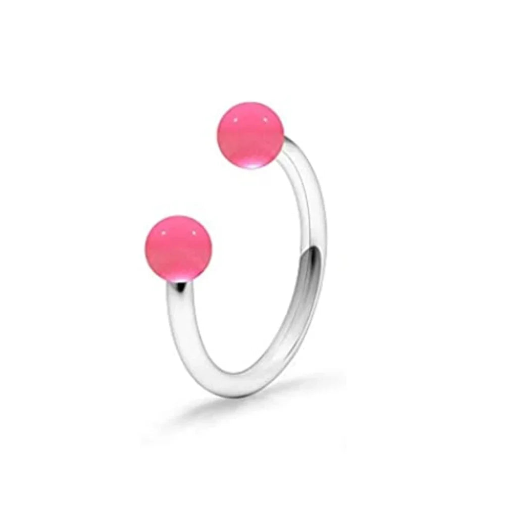 31 Styles 16G Surgical Steel 1 Pcs Nose Septum Rings Piercing Jewelry Horseshoe Cartilage Earring Eyebrow Lip Retainer 8mm 10mm