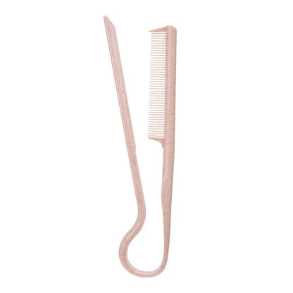 Wheat Straw V-shaped Flat Comb for Hair Straight Salon Hair Brush Straightner Hairdressing Comb Portable Mini Barber Hairbrush