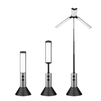 Outdoor Camping Ultra Long Endurance Triangle Stacked Light Telescopic Lighting Multifunctional Camping Site Atmosphere Lamp