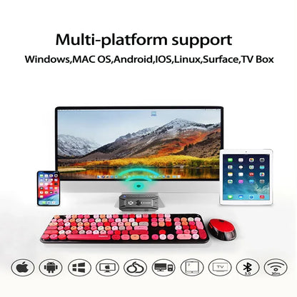 5.0 Bluetooth Converter USB Wired Keyboard & Mouse to Wireless USB Hub Adapter Supports 8 Devices For Tablet Laptop Cell Phone