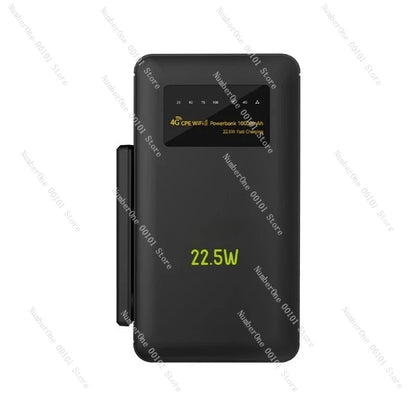4G pluggable card MIFI WiFi6 | 22.5W fast charging 10000mAh portable WiFi power bank