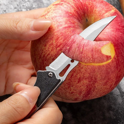 Compact Folding Knife with Durable Stainless Steel Blade, Multi-functional Survival Camping Tool