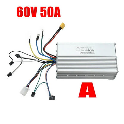 For JP 60V 50A DC Brushless Controller Dual Motor for Electric E Bike Brushless Controller