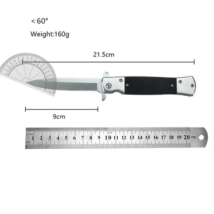 Portable Outdoor Folding Knife Stainless Steel High Hardness Multi-Purpose Small Knife for Wilderness Survival