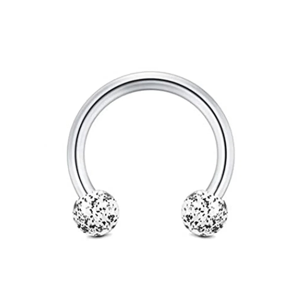 31 Styles 16G Surgical Steel 1 Pcs Nose Septum Rings Piercing Jewelry Horseshoe Cartilage Earring Eyebrow Lip Retainer 8mm 10mm